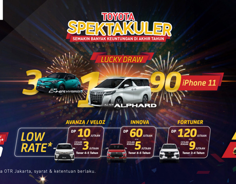 Toyota Spektakuler Berikan Cashback Tukar Tambah Mobil Baru Toyota